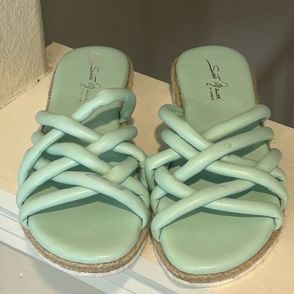 Sesto Meucci soft leather flat slide sandal women Spain size 8M - Picture 6 of 11